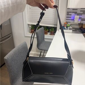 Charles & Keith Black Geometric Shoulder Bag